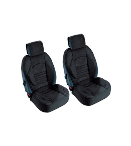 Lot de 2 couvre siège auto grand confort noir