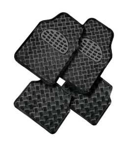 4pcs Tapis De Sol De Voiture, Ensemble Complet Universel Avant Et