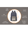 Achat sac à dos de voyage compact et pliable - Gris