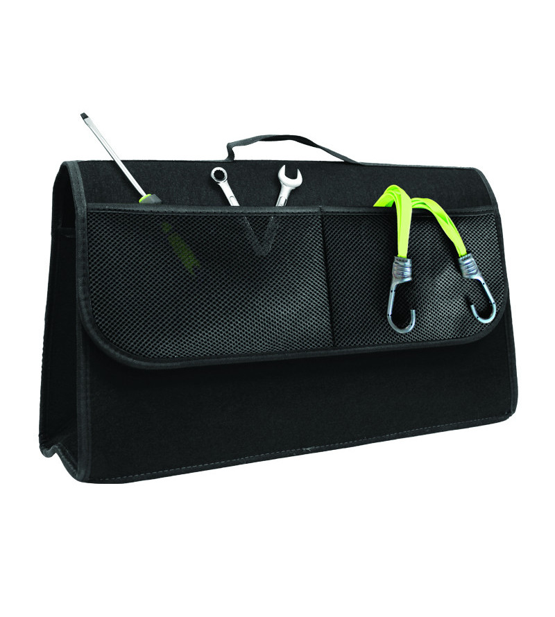 sac de rangement pour voiture-organiseur de coffre-transparent