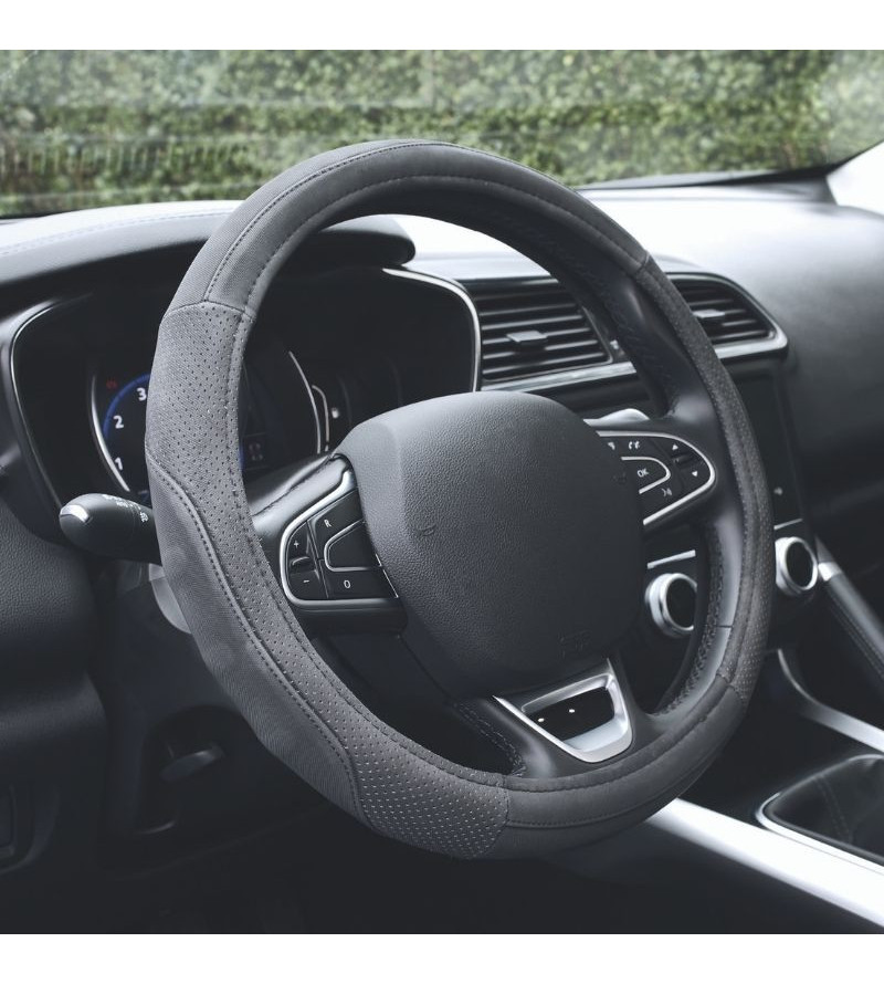 COUVRE-VOLANT,Gray--Couverture de volant de voiture en peluche  tridimensionnelle, sans anneau intérieur pour 37 38 CM 14.5  1 - Cdiscount  Auto