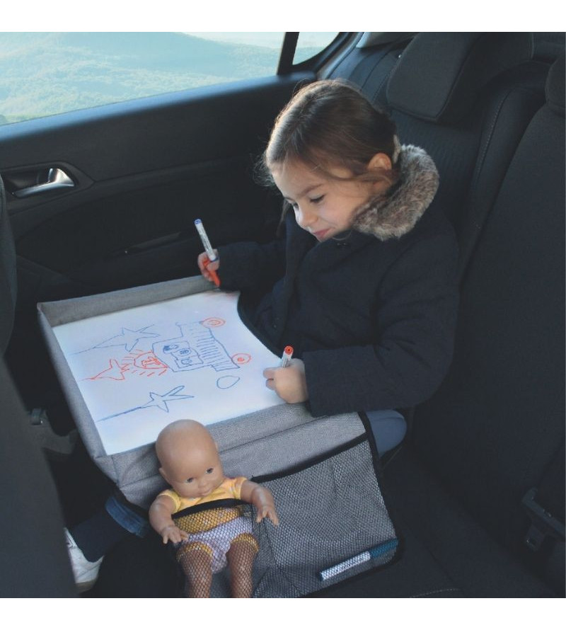 Tablette de voyage voiture avec ardoise pour enfant