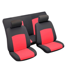 Housses de siège sur mesure pour Dacia Duster SUV (2010-2013) - housse  siege voiture - couverture siege - Auto-Dekor - Premium - noir noir