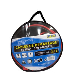 Cable démarrage batterie moteur voiture essence diesel 35mm² DIN