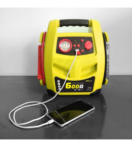 Booster démarrage voiture 600 ampères, compresseur pneus
