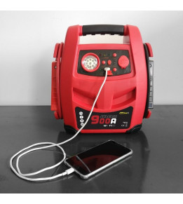 Booster démarrage auto 900 ampères 4 en 1 moins cher