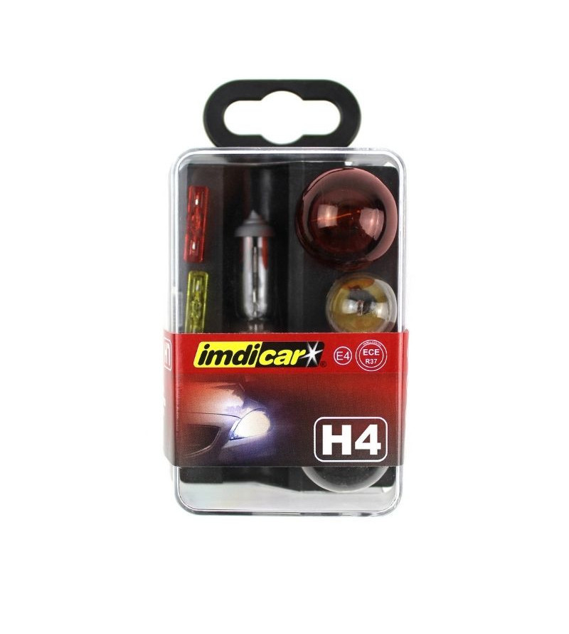 Coffret de secours H4 - 5 ampoules et 3 fusibles