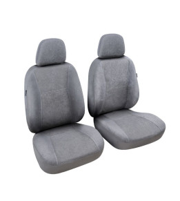 Housses de siège sur mesure pour Seat Ibiza IV 6J Hayon, SportCoupé,  Sportstourer (2008-2017) - housse siege voiture - couverture siege - Auto-Dekor  - Premium - gris gris