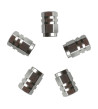 Jeu de 5 bouchons de valve pneus aluminium universel