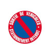 Disque stationnement interdit - Adhésif
