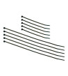 10 Colliers serre-câbles - 5x100mm et 5x200mm
