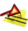 Kit de sécurité auto avec gilet et triangle voiture pas cher