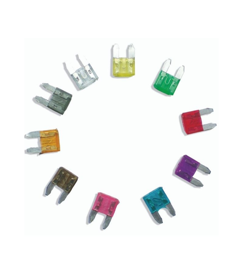 Jeu 10 mini fusibles assortis électriques voiture pas cher