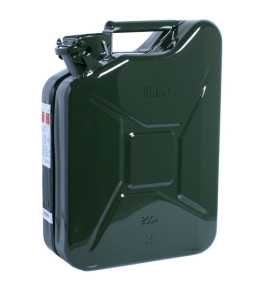 Jerrican Vintage 10L en Métal - Transport de carburant