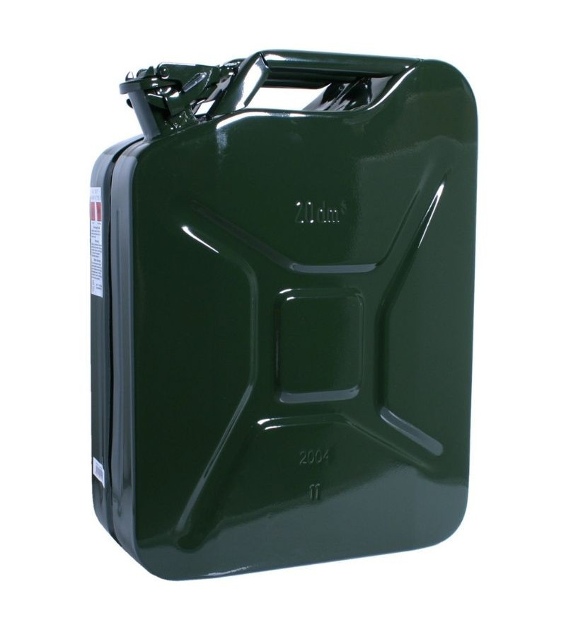 Bidon Essence Vintage 20 L en Métal - Transport de carburant