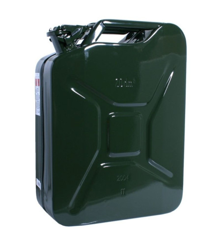 Bidon Essence Vintage 20 L en Métal - Transport de carburant