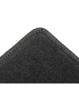 Jeu de tapis sur mesure moquette tuftée noire pour Citroën C4
