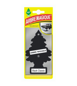 Lot de 12 désodorisants Arbre Magique Black Classic