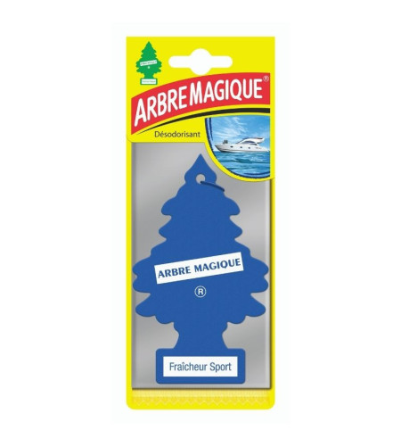 Lot de 12 désodorisants Arbre Magique Fraicheur Sport