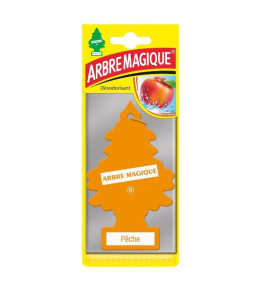 Lot de 12 désodorisants Arbre Magique Pêche