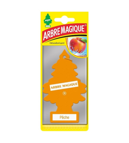 Lot de 12 désodorisants Arbre Magique Pêche