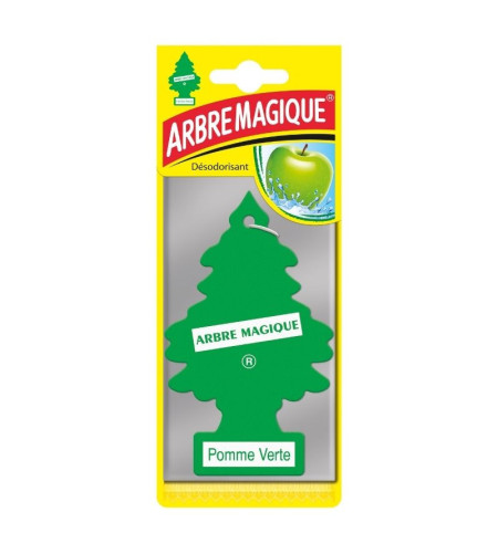Lot de 12 désodorisants Arbre Magique Pomme Verte