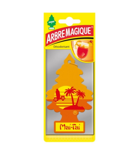 Lot de 12 désodorisants Arbre Magique Mai Tai