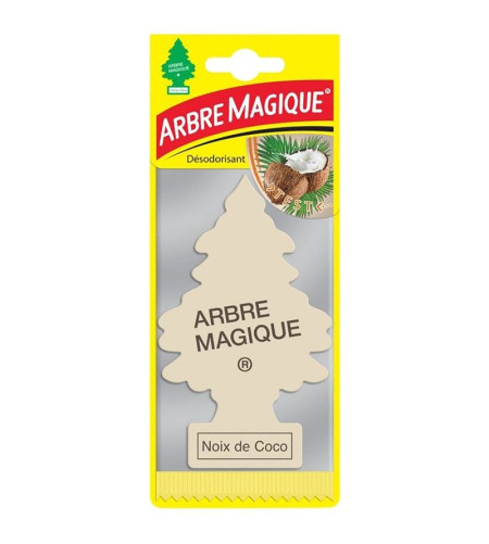 Lot de 12 désodorisants Arbre Magique Noix de Coco