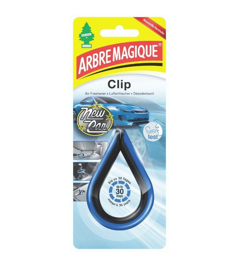 Lot de 12 désodorisants Clip Arbre Magique New Car