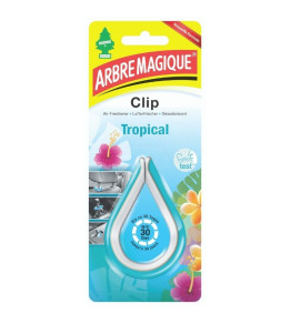 Lot de 4 désodorisants Clip Arbre Magique Tropical