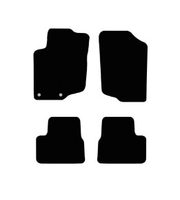 Tapis auto sur mesure Peugeot 207 en stock - Noir