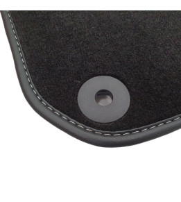 Tapis sur mesure Mégane 4 avant et arrière  - Prestige - Noir