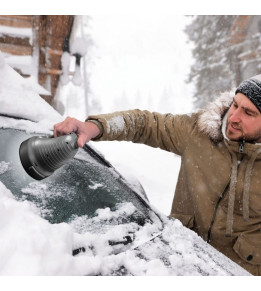 Balayette Raclette à neige 2 en 1 gratte givre pare-brise voiture