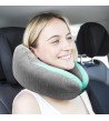 Cale Nuque Microbilles Ergonomic - Gris & Vert | Automotoboutic
