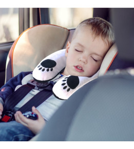 Cale-Tête Enfant Motif Panda pour Voyage |Automotoboutic