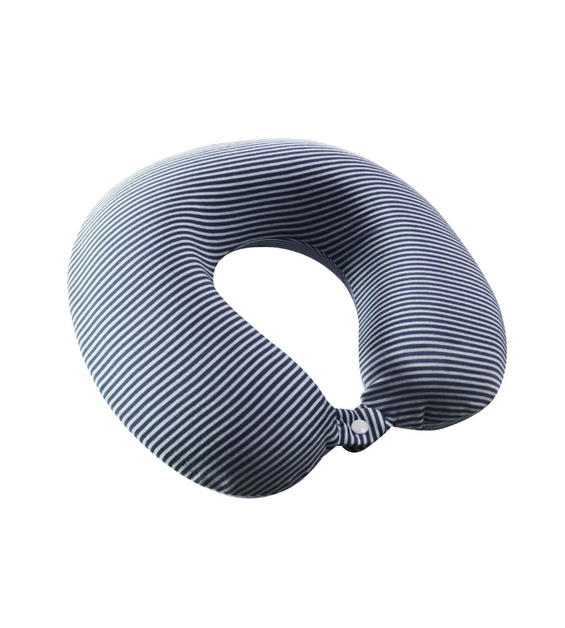 Cale nuque Mousse à Mémoire de Forme Lines - Bleu| Automotoboutic