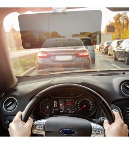 Prolongateur de Pare soleil Voiture 2 en 1 Jour et Nuit