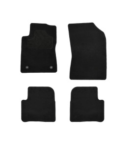 Tapis voiture Citroën C3 - Depuis le 10/2016 – Moquette - Noir
