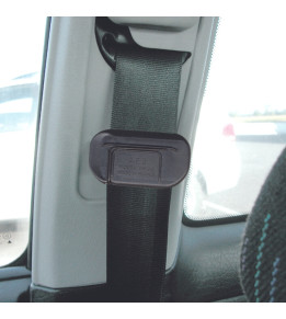 L&P Car Design GmbH A136 Lot De 2 Protections De Ceinture En Cuir Véritable Avec Coutures Rouges Noir