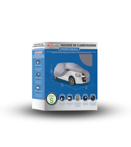 Bâche de voiture extérieure Taille S - Compatible micro citadines