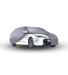 Bâche Voiture Housse Protection Gris Universel PEVA Anti-UV Imperméable  Résistante pour SUV L Jusqu'à 485cm