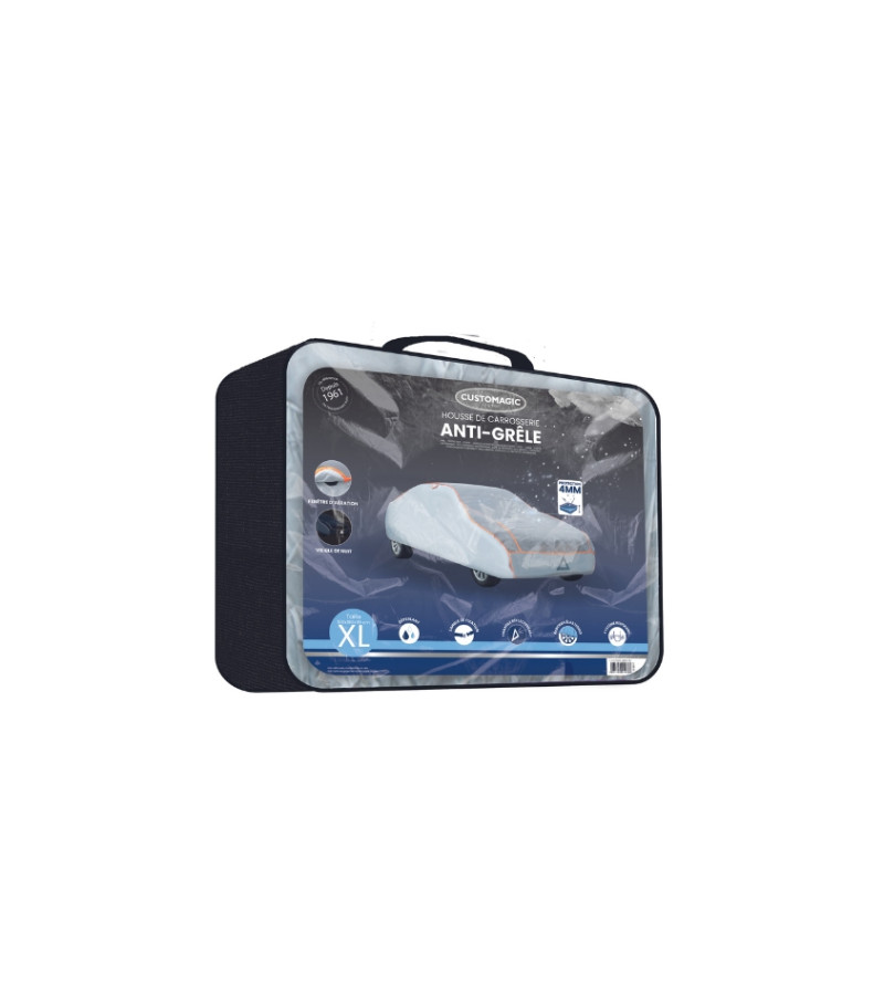 Housse De Protection Voiture Berline XL - 540x175x120cm - Imperméable PEVA - Anti-Grêle/UV/Poussière