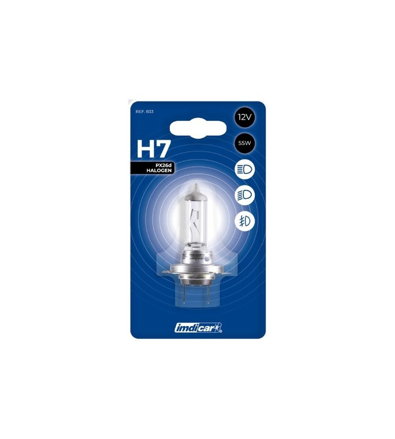 Lampe h7 12 volts et 55 watts pour voiture et auto pas cher