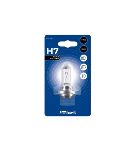 Lampe h7 12 volts et 55 watts pour voiture et auto pas cher