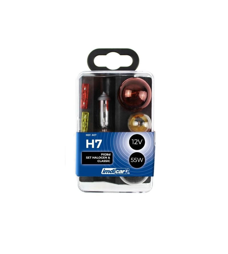 Coffret d'ampoules pour véhicule H7