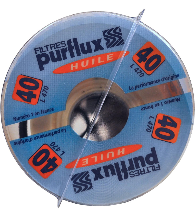 Filtre à Huile Purflux L470 - Haute Capacité De Filtration, Pour Moteur Essence Ou Diesel