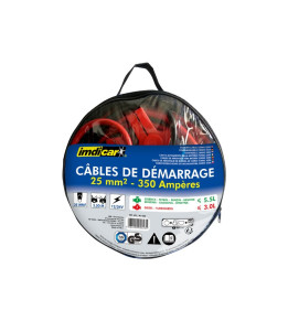 Câbles de démarrage 25 mm² - 350 Ampères