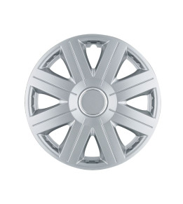 4 Enjoliveurs 13 Pouces ABS Cosmos - Argent | Automotoboutic