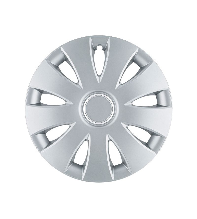 Sumex Car Plus Hubcaps California 15 Pouces ABS Argent