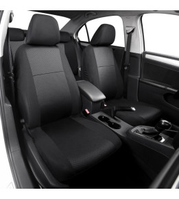 Housse siege auto - Jeu complet - Noir | Automotoboutic